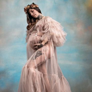 Photo de grossesse artistique